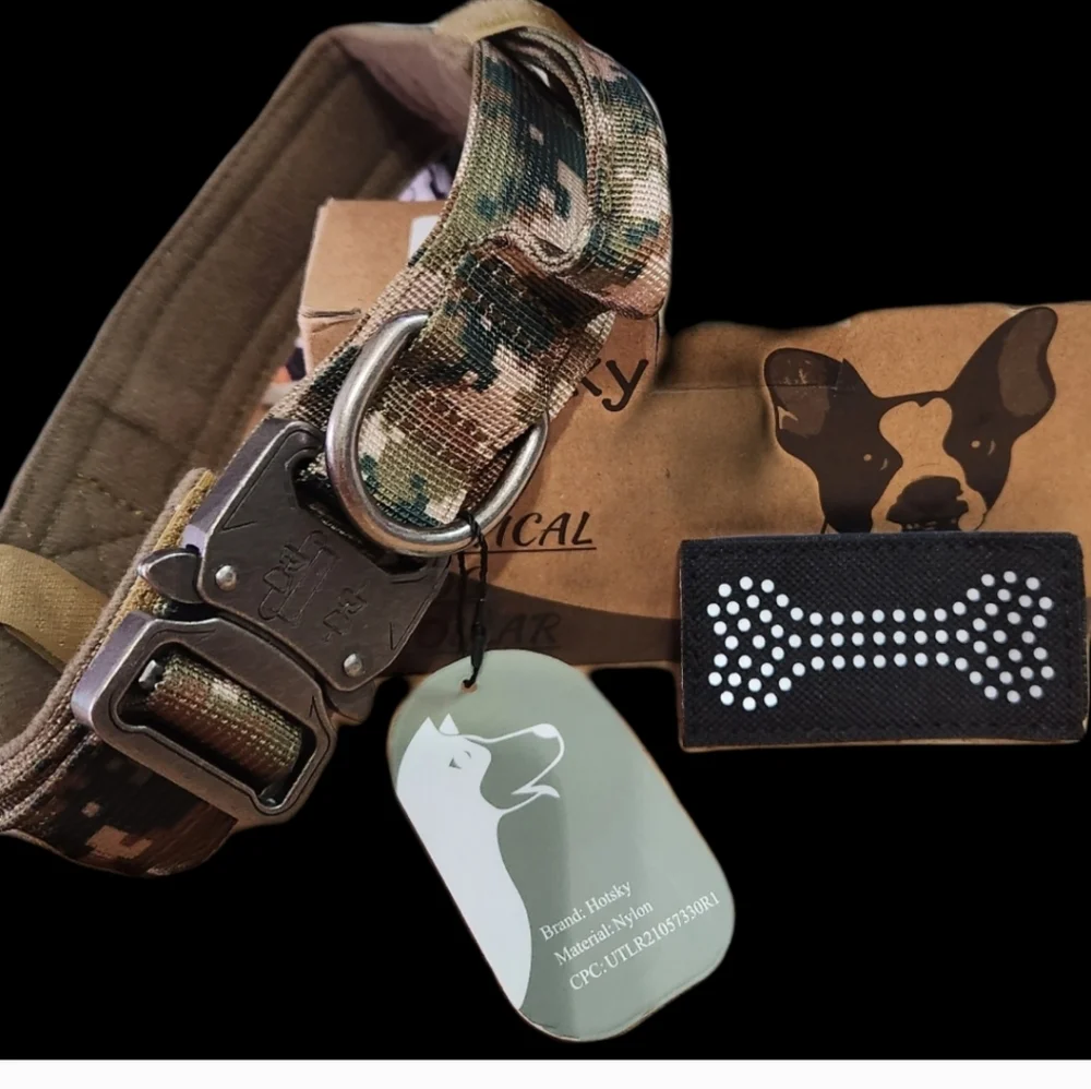 Tactical dog collar